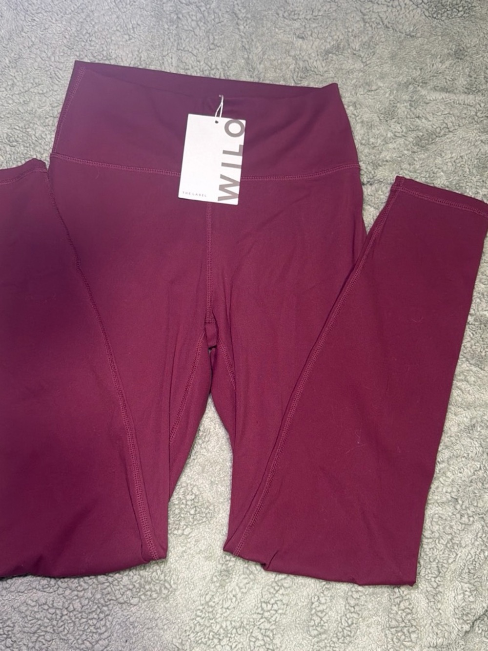 Wilo High-Rise Leggings in Burgundy